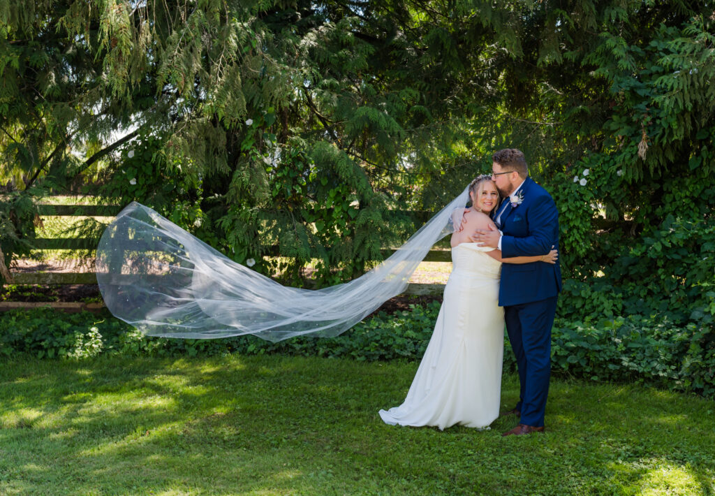 Bride and groom portraits at Langley Wedding at Loft Country.